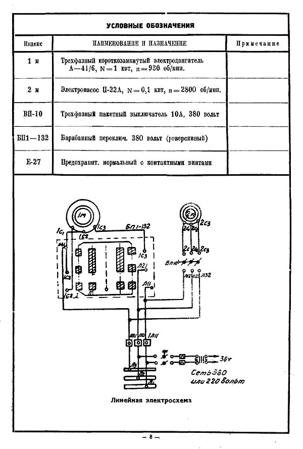 2118-А Схема Електричний свердлильний верстат